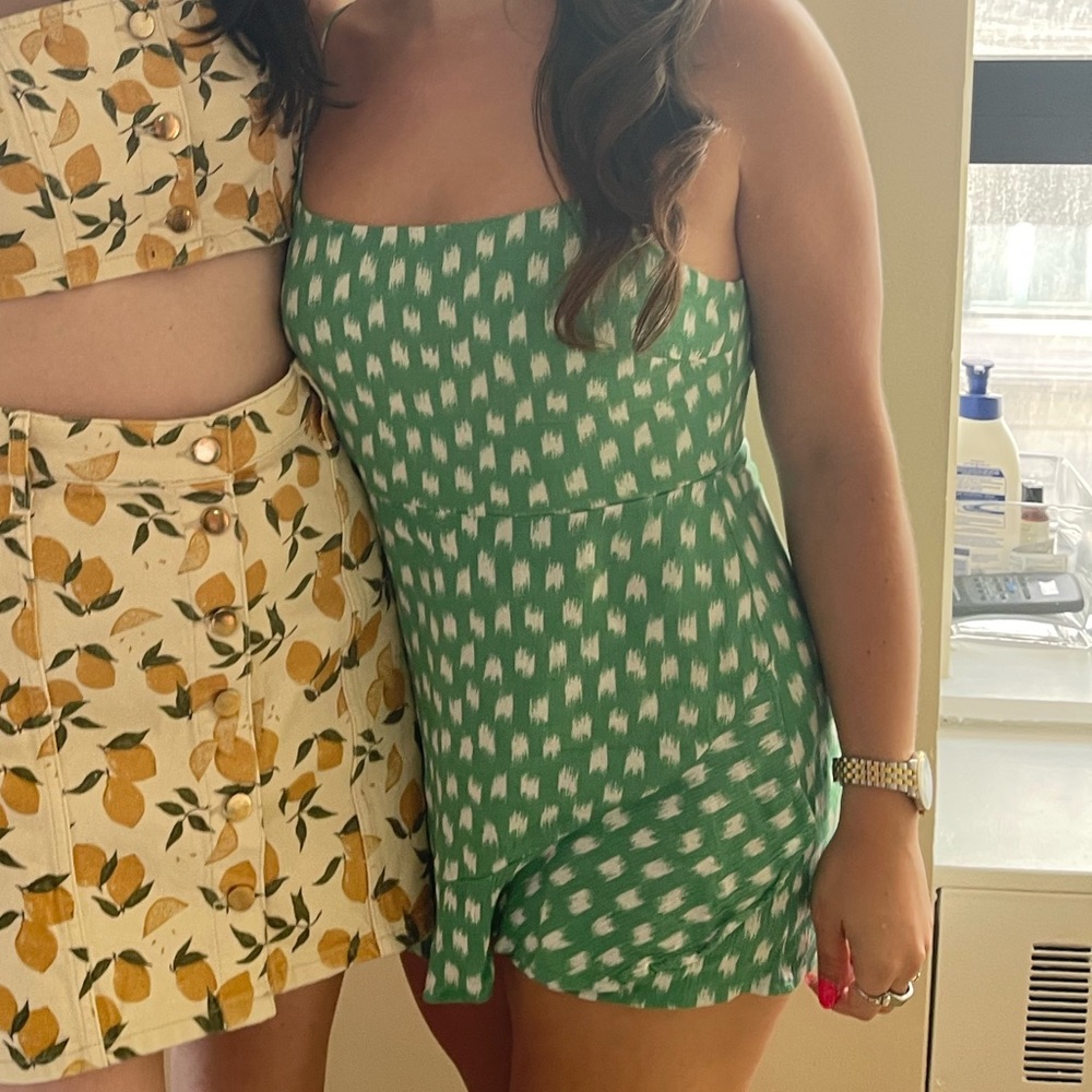 Green Mini jumpsuit